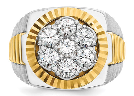 14k Two-tone Rings Style B58290 - Classique Jewelry Inc.