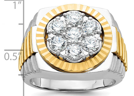 14k Two-tone Rings Style B58290 - Classique Jewelry Inc.
