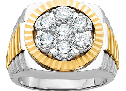 14k Two-tone Rings Style B58290 - Classique Jewelry Inc.