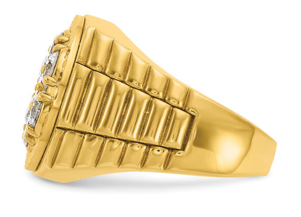14k Yellow Gold Rings Style B58290 - Classique Jewelry Inc.