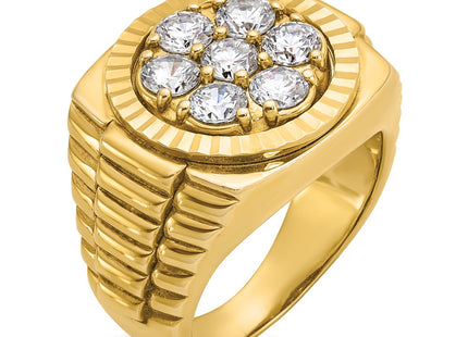 14k Yellow Gold Rings Style B58290 - Classique Jewelry Inc.