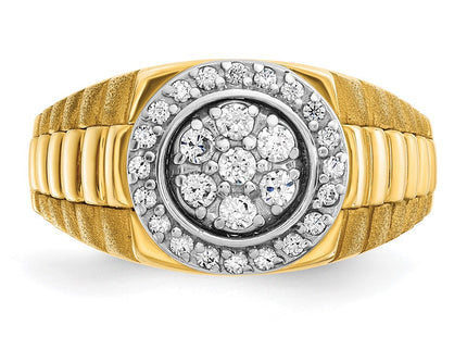 14k Two-tone Rings Style B58335 - Classique Jewelry Inc.