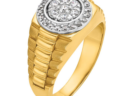 14k Two-tone Rings Style B58335 - Classique Jewelry Inc.