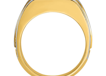 14k Two-tone Rings Style B58370 - Classique Jewelry Inc.