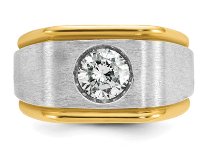 14k Two-tone Rings Style B58370 - Classique Jewelry Inc.