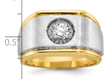 14k Two-tone Rings Style B58370 - Classique Jewelry Inc.