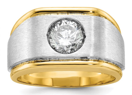 14k Two-tone Rings Style B58370 - Classique Jewelry Inc.