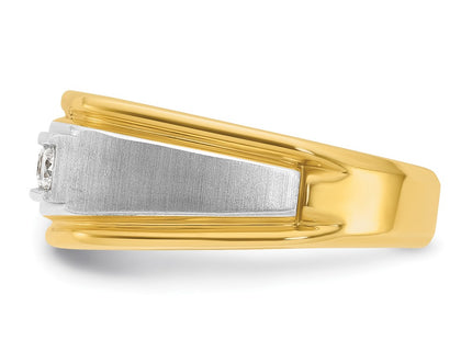 14k Two-tone Rings Style B58389 - Classique Jewelry Inc.