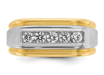 14k Two-tone Rings Style B58389 - Classique Jewelry Inc.