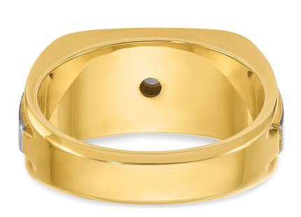 14k Two-tone Rings Style B58389 - Classique Jewelry Inc.