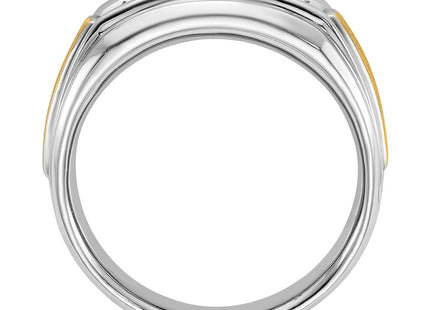 14k Two-tone Rings Style B58450 - Classique Jewelry Inc.