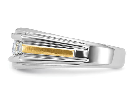 14k Two-tone Rings Style B58450 - Classique Jewelry Inc.