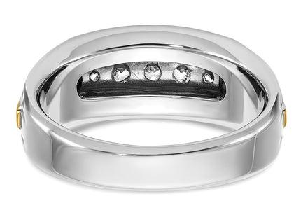 14k Two-tone Rings Style B58450 - Classique Jewelry Inc.