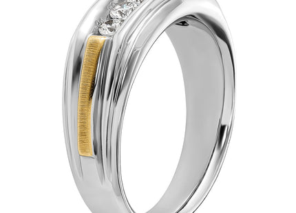 14k Two-tone Rings Style B58450 - Classique Jewelry Inc.