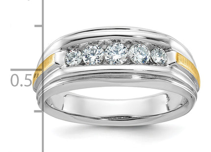 14k Two-tone Rings Style B58450 - Classique Jewelry Inc.