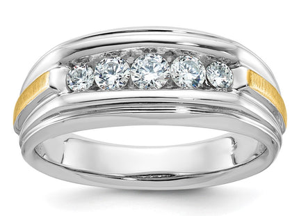 14k Two-tone Rings Style B58450 - Classique Jewelry Inc.
