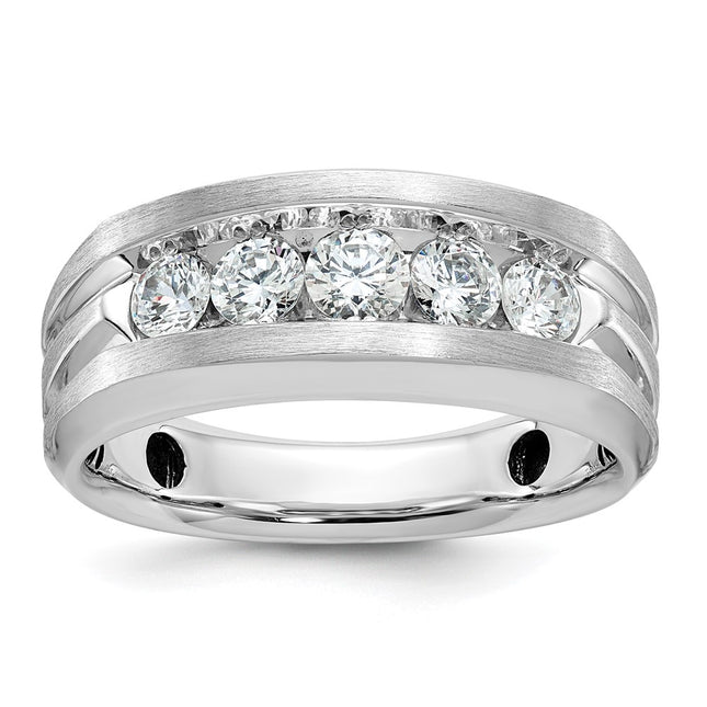 14k White Gold Rings Style B58457 - Classique Jewelry Inc.