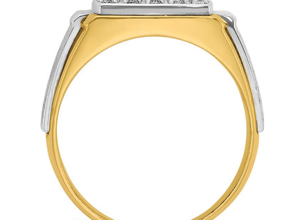 14k Two-tone Rings Style B58458 - Classique Jewelry Inc.