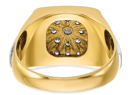 14k Two-tone Rings Style B58458 - Classique Jewelry Inc.