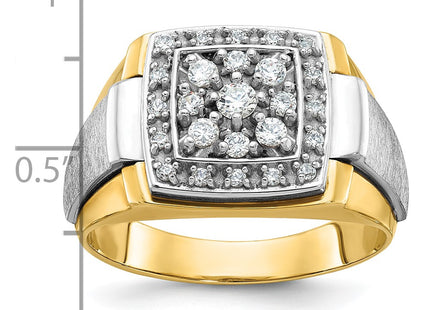 14k Two-tone Rings Style B58458 - Classique Jewelry Inc.