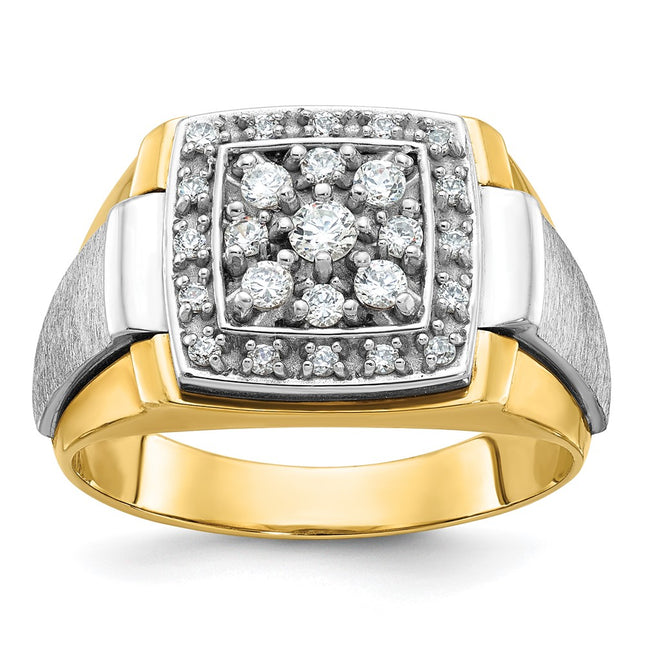 14k Two-tone Rings Style B58458 - Classique Jewelry Inc.