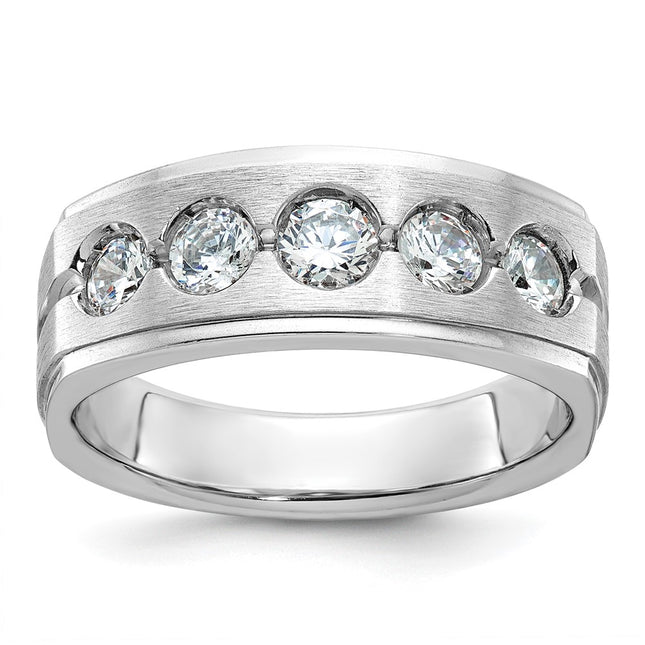 14k White Gold Rings Style B58843 - Classique Jewelry Inc.