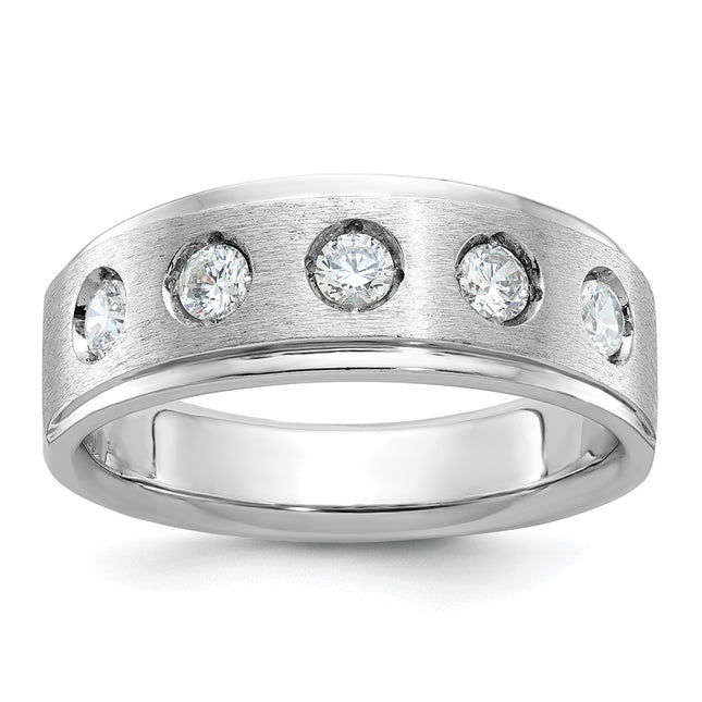 14k White Gold Rings Style B58949 - Classique Jewelry Inc.
