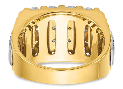 14k Two-tone Rings Style B58975 - Classique Jewelry Inc.
