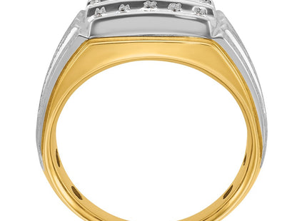 14k Two-tone Rings Style B59017 - Classique Jewelry Inc.