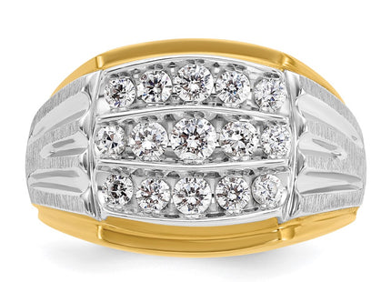 14k Two-tone Rings Style B59017 - Classique Jewelry Inc.