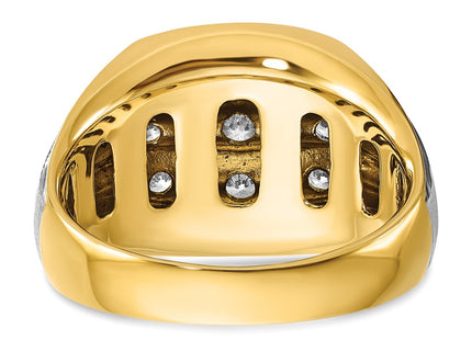 14k Two-tone Rings Style B59017 - Classique Jewelry Inc.