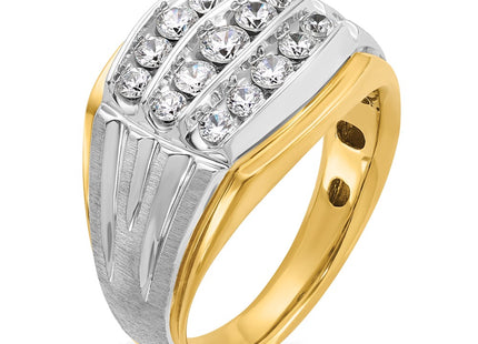 14k Two-tone Rings Style B59017 - Classique Jewelry Inc.