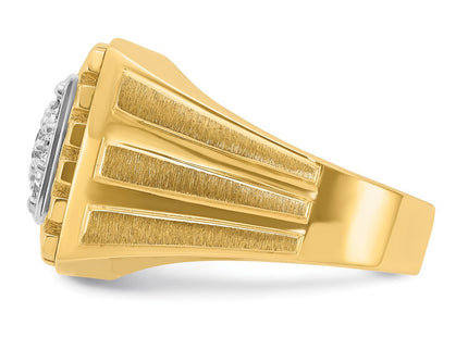 14k Two-tone Rings Style B59022 - Classique Jewelry Inc.