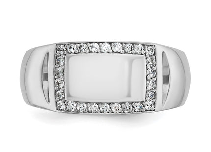 14k White Gold Rings Style B59047 - Classique Jewelry Inc.