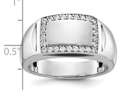 14k White Gold Rings Style B59047 - Classique Jewelry Inc.