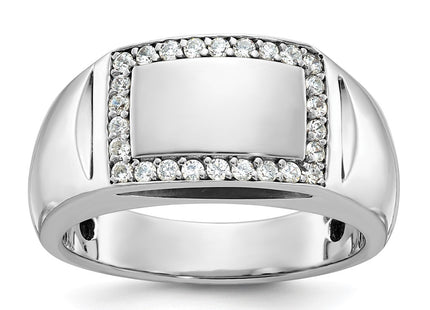 14k White Gold Rings Style B59047 - Classique Jewelry Inc.