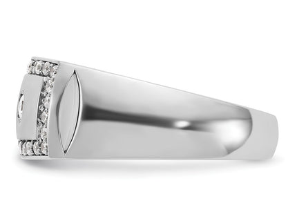 14k White Gold Rings Style B59048 - Classique Jewelry Inc.