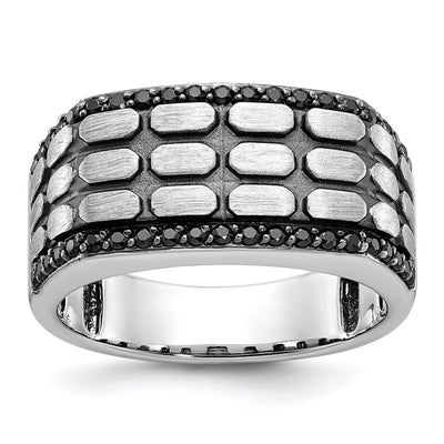 14K white gold diamond ring