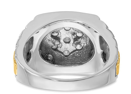 14k Two-tone Rings Style B59119 - Classique Jewelry Inc.