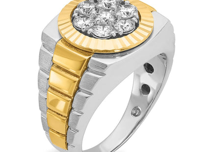 14k Two-tone Rings Style B59119 - Classique Jewelry Inc.