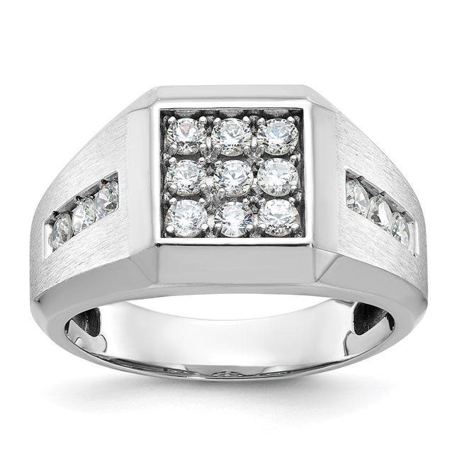 14k White Gold Rings Style B59120 - Classique Jewelry Inc.