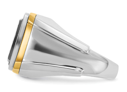14k Two-tone Rings Style B59159 - Classique Jewelry Inc.