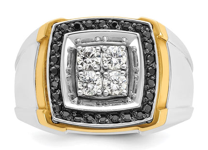 14k Two-tone Rings Style B59159 - Classique Jewelry Inc.