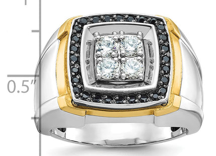 14k Two-tone Rings Style B59159 - Classique Jewelry Inc.