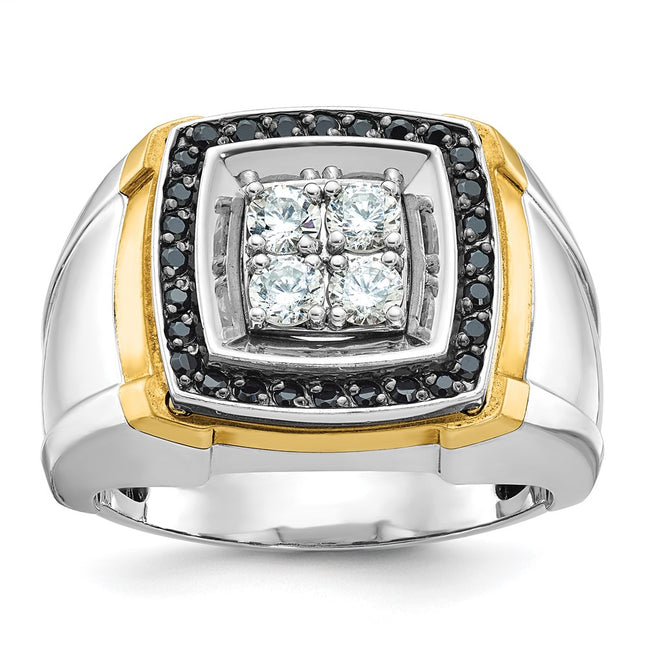14k Two-tone Rings Style B59159 - Classique Jewelry Inc.
