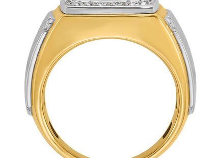 14k Two-tone Rings Style B59163 - Classique Jewelry Inc.