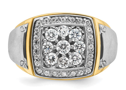 14k Two-tone Rings Style B59163 - Classique Jewelry Inc.