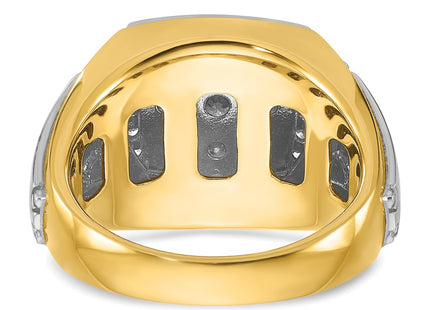 14k Two-tone Rings Style B59163 - Classique Jewelry Inc.