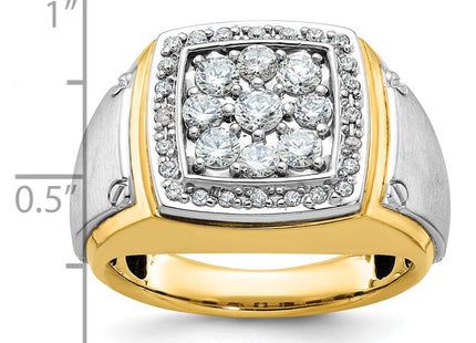 14k Two-tone Rings Style B59163 - Classique Jewelry Inc.