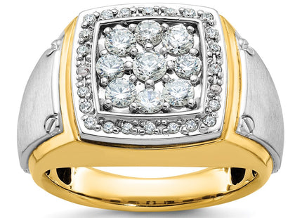 14k Two-tone Rings Style B59163 - Classique Jewelry Inc.
